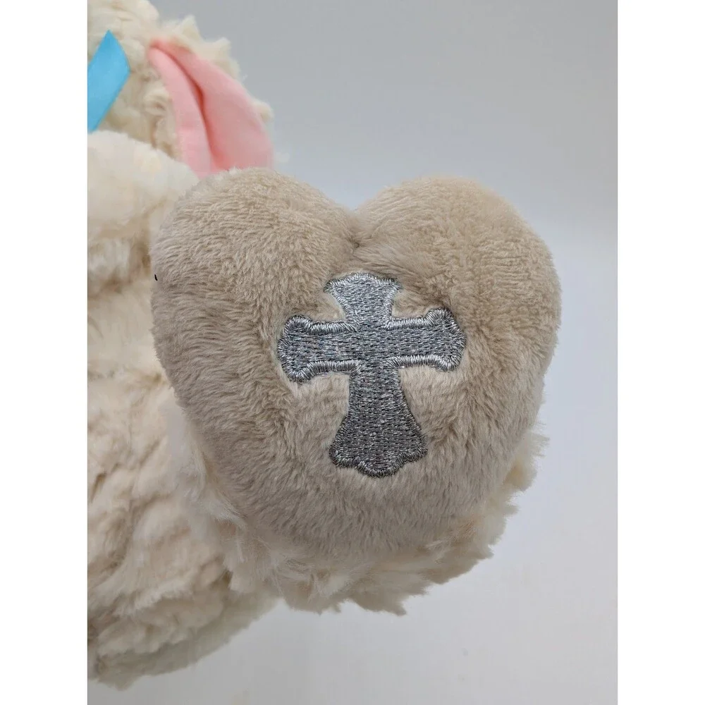 NWT Plush Serenity Lamb GANZ Cross Christening Baptism 10